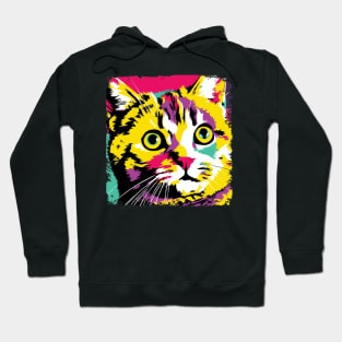 Munchkin Cat Pop Art - Cat Lover Gift Hoodie